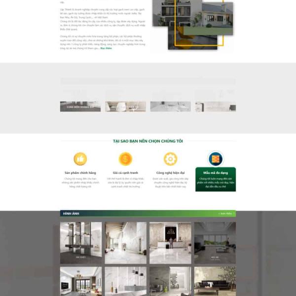 Theme WordPress bán gạch