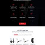 Theme WordPress gara, phụ kiện ô tô