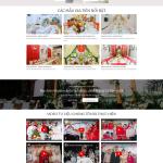 Theme WordPress dịch vụ trang trí gia tiên tiệc cưới