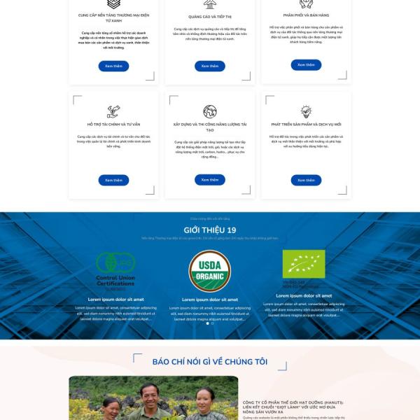 Theme WordPress giới thiệu công ty năng lượng xanh