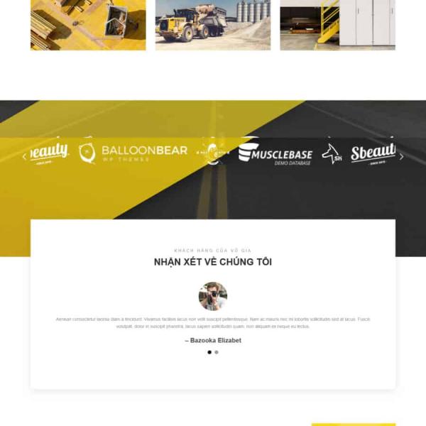 Theme WordPress giới thiệu công ty xây dựng 5