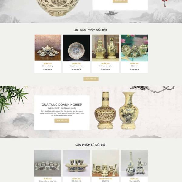 Theme WordPress gốm sứ cao cấp