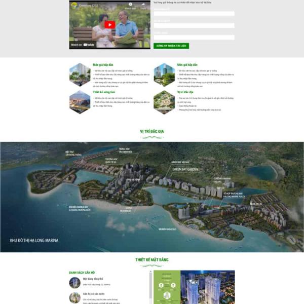 Theme WordPress BĐS greenbay