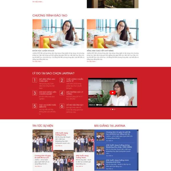 Theme WordPress học tiếng anh