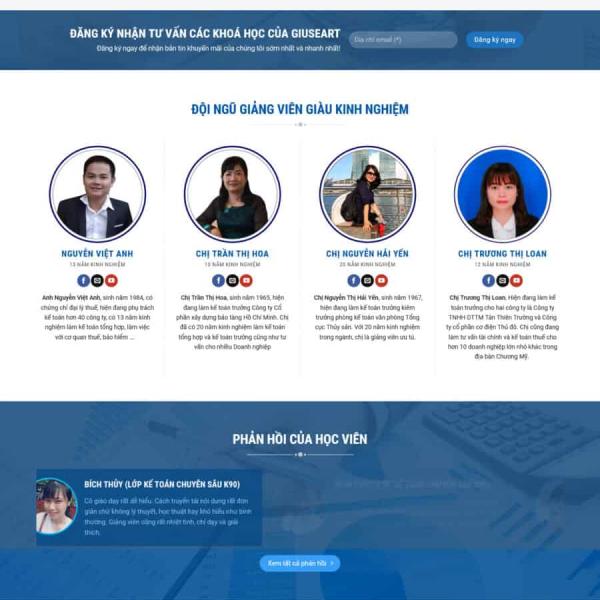 Theme WordPress kế toán 2