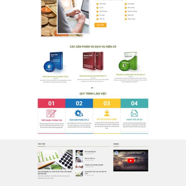 Theme WordPress kế toán 3