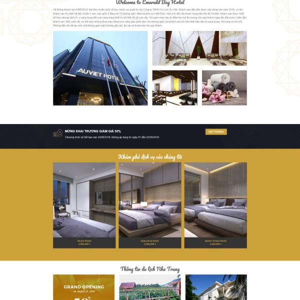 Theme WordPress khách sạn 8