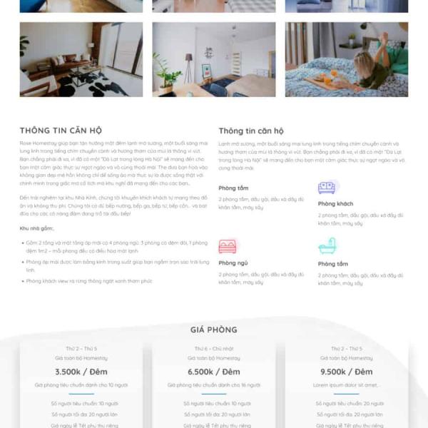 Theme WordPress khách sạn 2