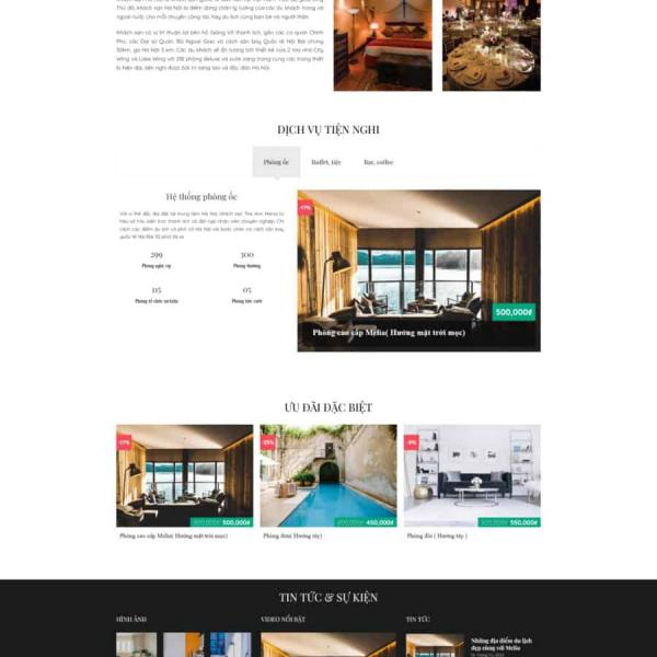 Theme WordPress khách sạn 4