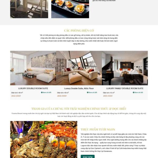 Theme WordPress khách sạn 6