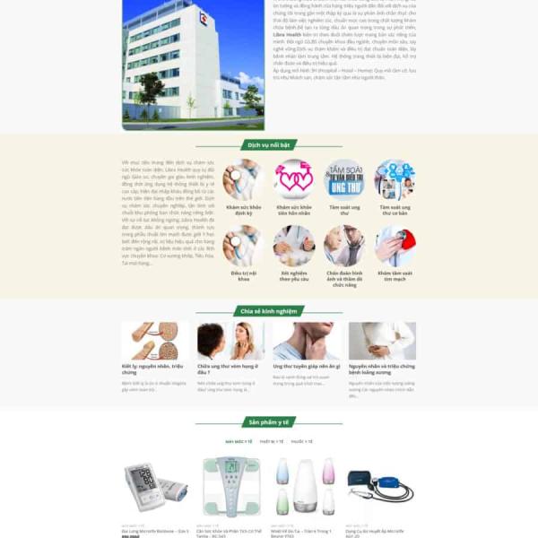 Theme WordPress khám sức khỏe