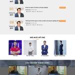 Theme WordPress khóa học 03