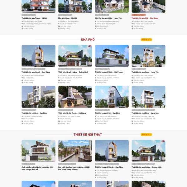 Theme WordPress công ty kiến trúc xây dựng 03