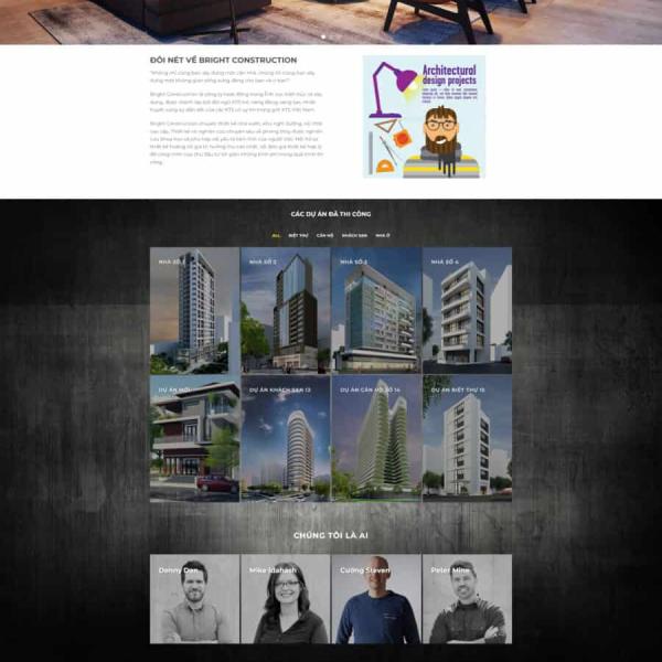 Theme WordPress kiến trúc xây dựng 4
