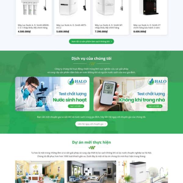 Theme WordPress máy lọc khí 3