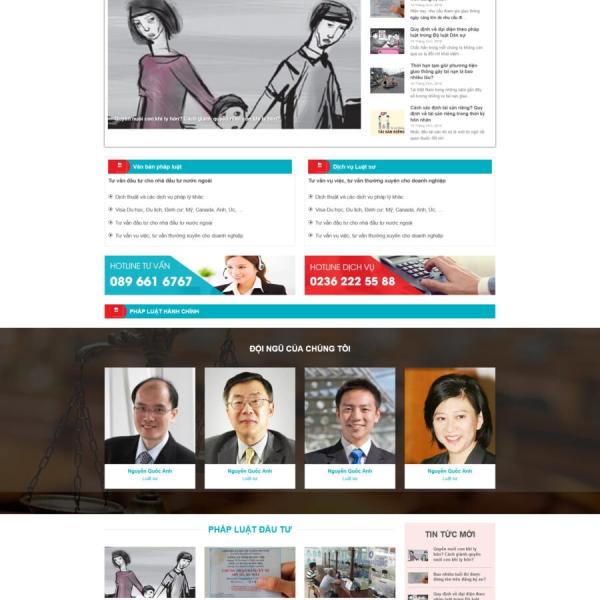 Theme WordPress công ty luật