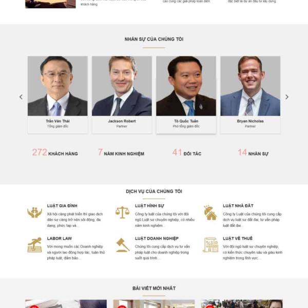 Theme WordPress luật sư 4