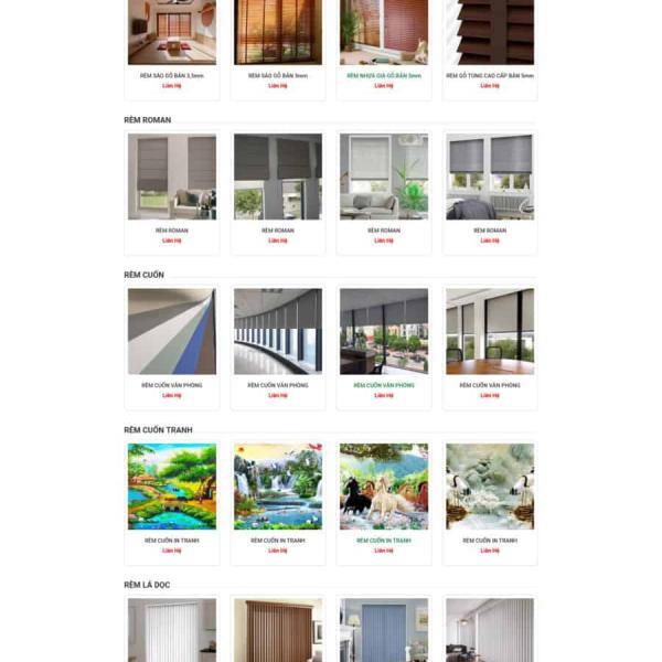 Theme WordPress bán mành rèm 2