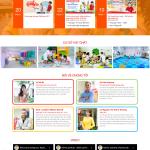 Theme WordPress trường mầm non 1