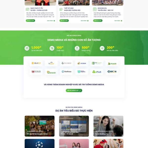 Theme WordPress công ty marketing 2