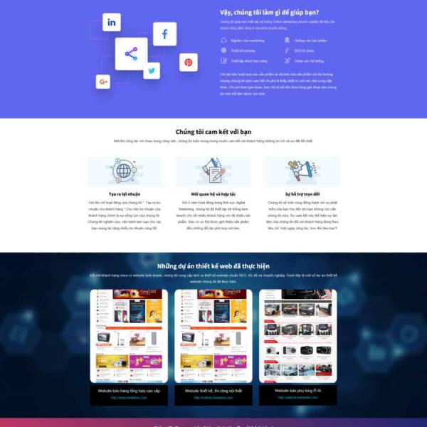 Theme WordPress công ty maketing SEO Google
