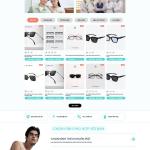 Theme WordPress shop bán mắt kính thời trang