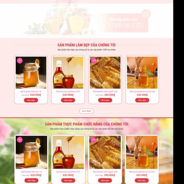 Theme WordPress bán mật ông 2