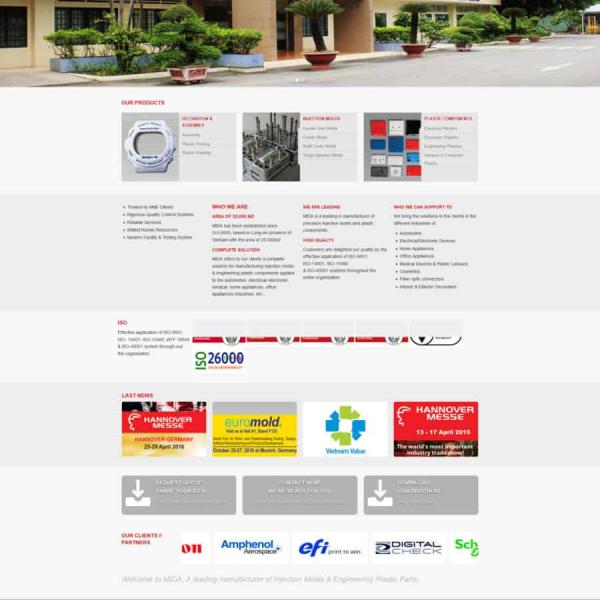 Theme WordPress giới thiệu công ty thiết bị điện
