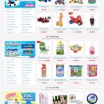 Theme WordPress shop mẹ và bé