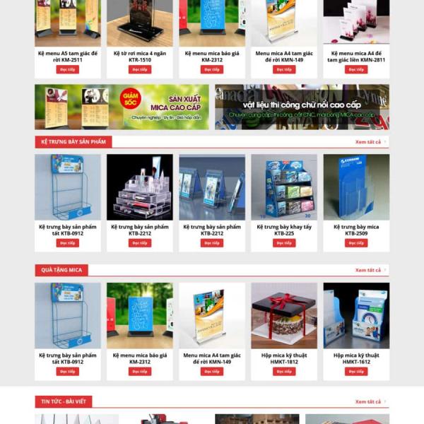 Theme WordPress shop mica