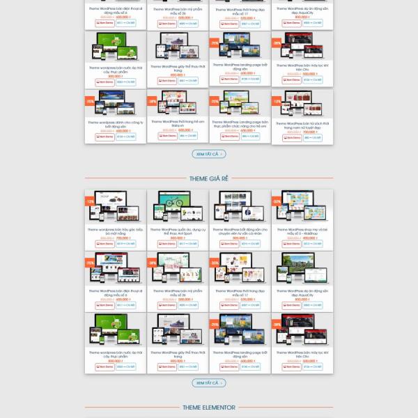 Theme WordPress web bán theme muatheme