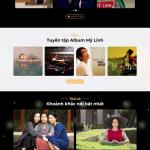 Theme WordPress giới thiệu ca sĩ