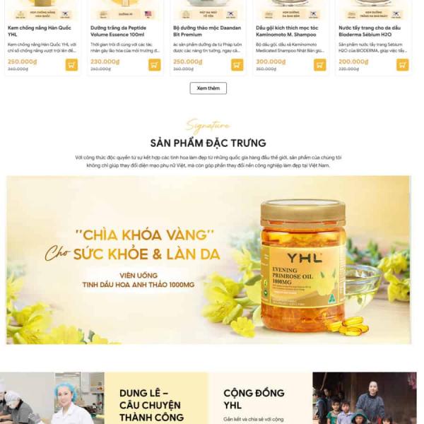 Theme WordPress mỹ phẩm 14