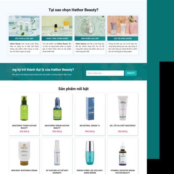 Theme WordPress mỹ phẩm 16