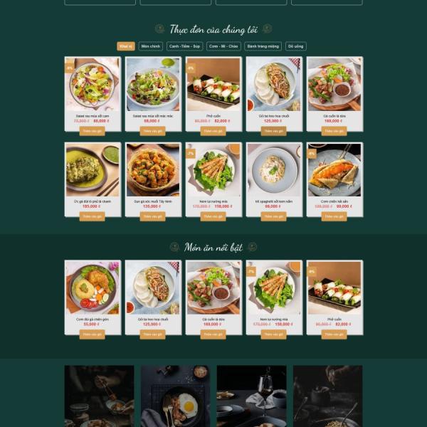 Theme WordPress nhà hàng 5