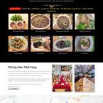 Theme WordPress nhà hàng dê