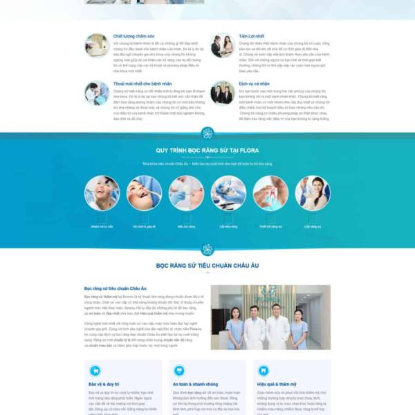 Theme WordPress phòng khám nha khoa 2