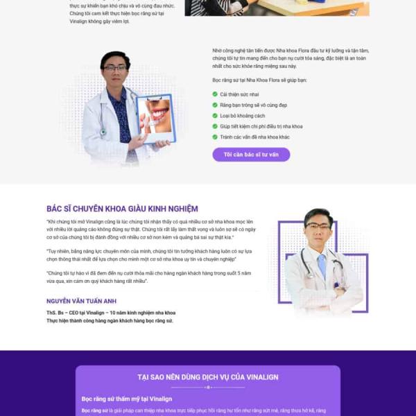 Theme WordPress nha khoa 3
