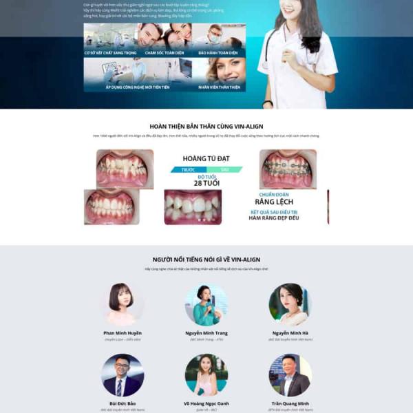 Theme WordPress phòng khám nha khoa 1