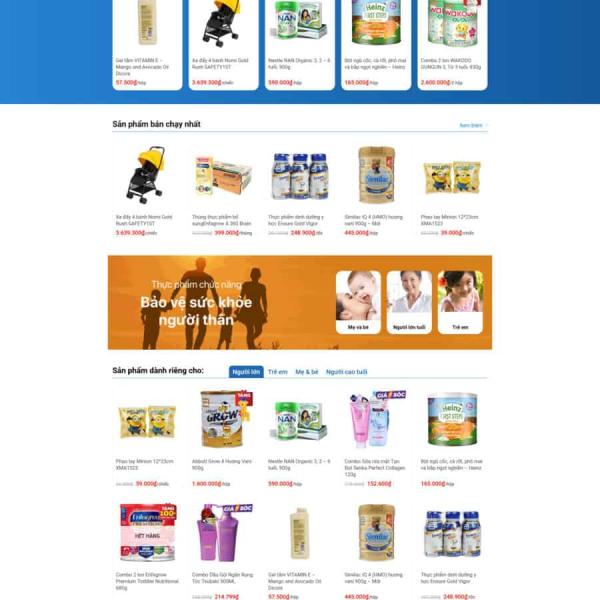 Theme WordPress tiệm thuốc tây chuẩn đẹp