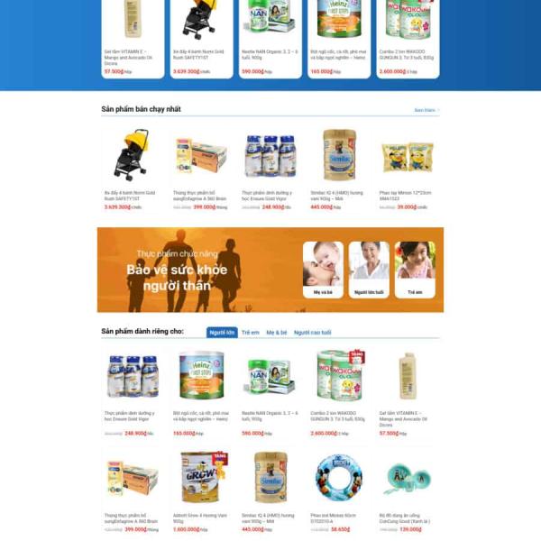 Theme WordPress nhà thuôc 1
