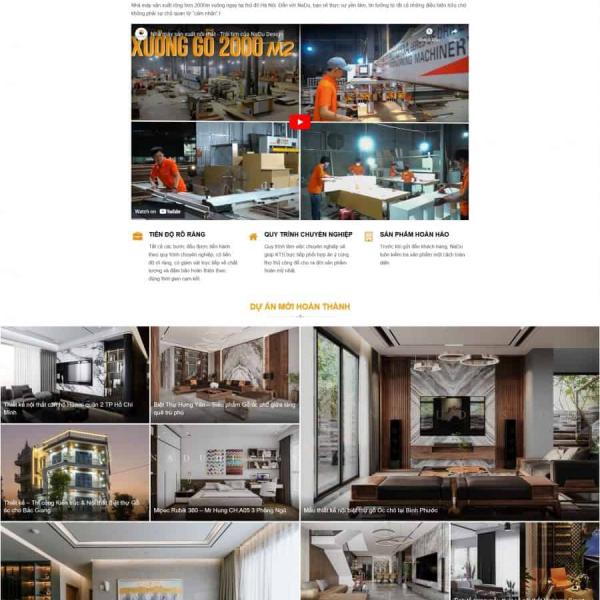 Theme WordPress nội thất 02 chuẩn SEO