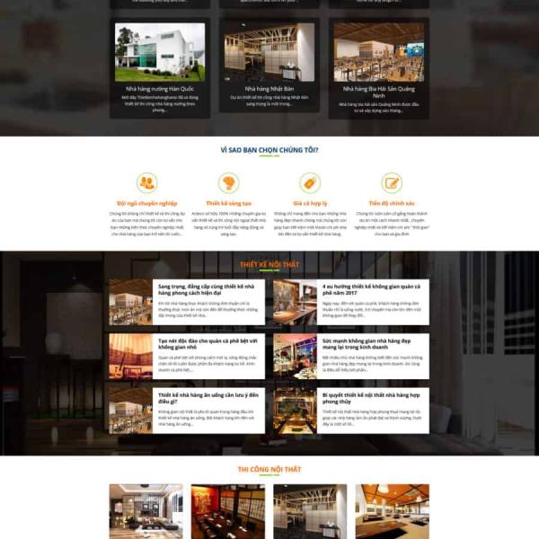 Theme WordPress công ty nội thất 3