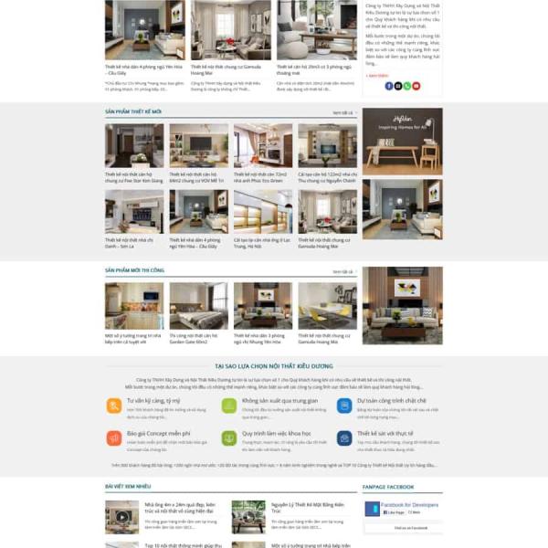 Theme WordPress nội thất 4