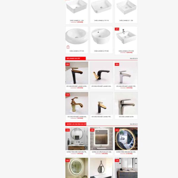 Theme WordPress công ty nội thất thiết bị vệ sinh 9