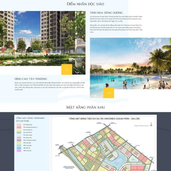 Theme WordPress BĐS oceanpark