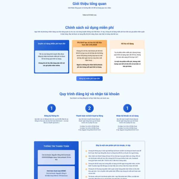 Theme WordPress phần mềm bán hàng