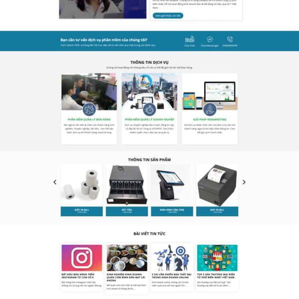 Theme WordPress công ty phần mềm bán hàng