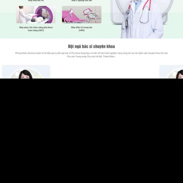 Theme WordPress phòng khám 2