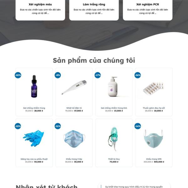Theme WordPress phòng khám 5